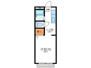 シティハウス関文の物件間取画像